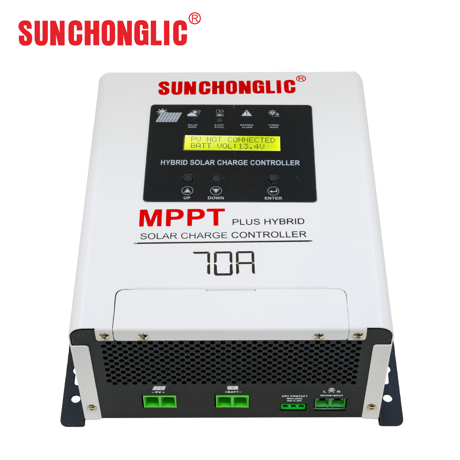 12V 24V 48V 70A hybrid MPPT solar charge controller