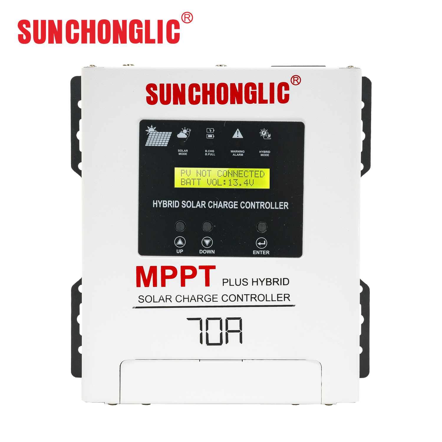 12V 24V 48V 70A hybrid MPPT solar charge controller