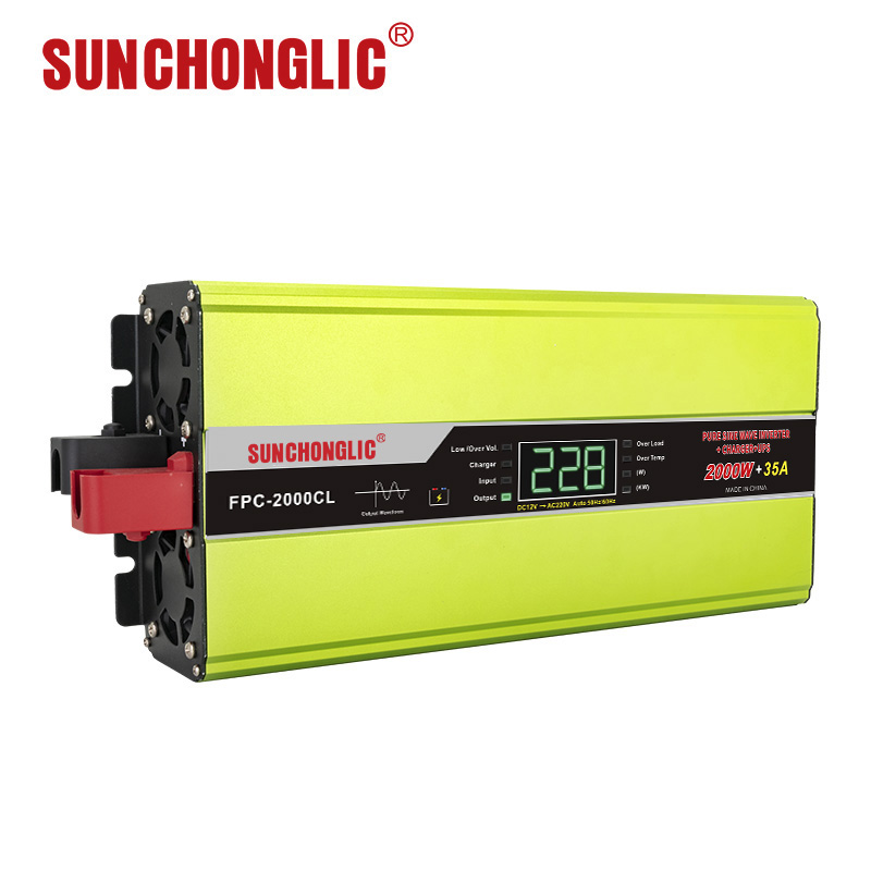 Falownik UPS o mocy 1000 W, 2000 W, 3000 W z czystą sinusoidą