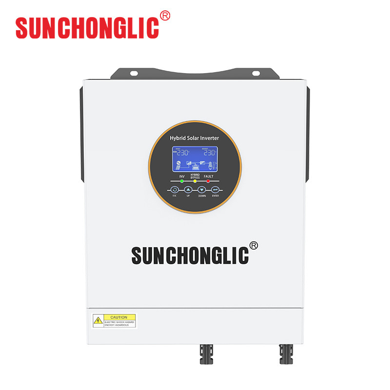 120Vac Single Phase / 240Vac Split Phase Hybrid Solar Inverter With 100V - 500V PV Input