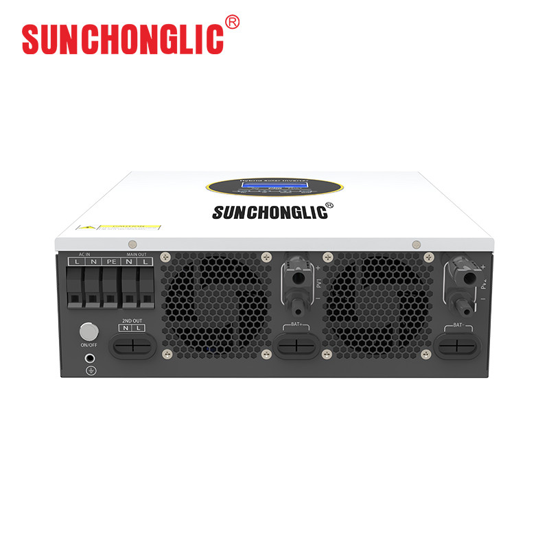 120Vac Single Phase / 240Vac Split Phase Hybrid Solar Inverter With 100V - 500V PV Input