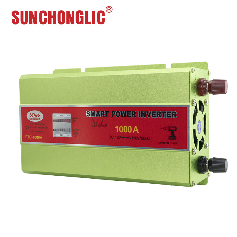 Smart Off Grid 1000W Modified Sine Wave Inverter 12v DC To 110v AC 60Hz
