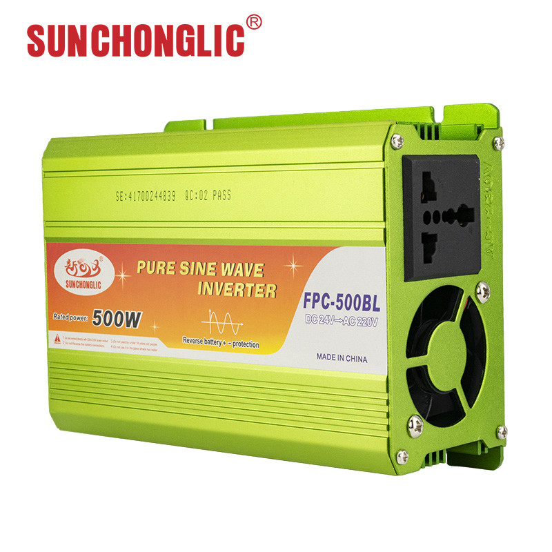 Lead Acid Battery 500W Pure Sine Wave Inverter 50Hz 24vdc 220vac Inverter Rustproof