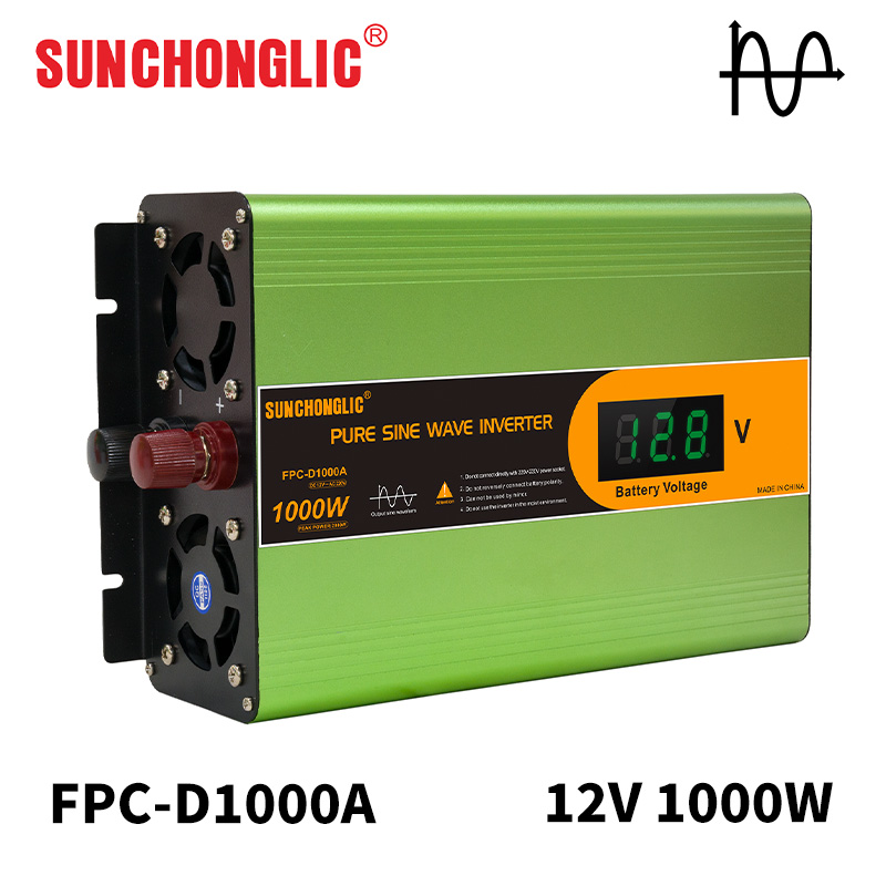 3000w Pure Sine Wave Inverter Dc 12v To Ac 220v With Big Screen