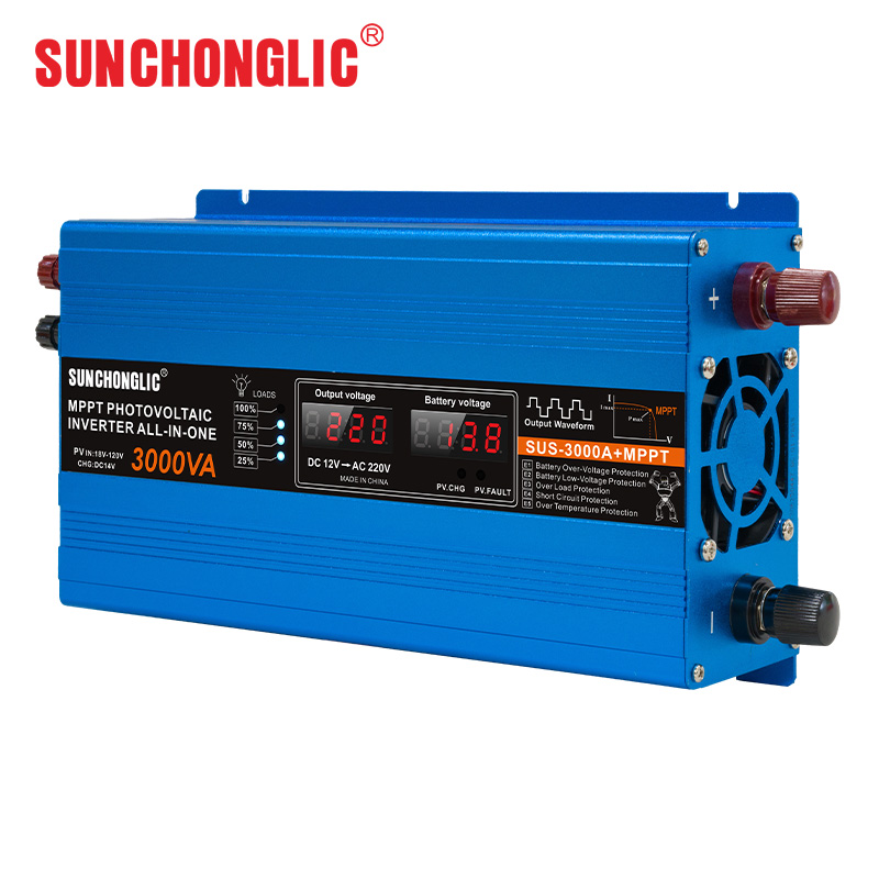 3000w Solar Power Inverter With Mppt Dc To Ac Converter 12v To 220v Modified Sine Wave Output
