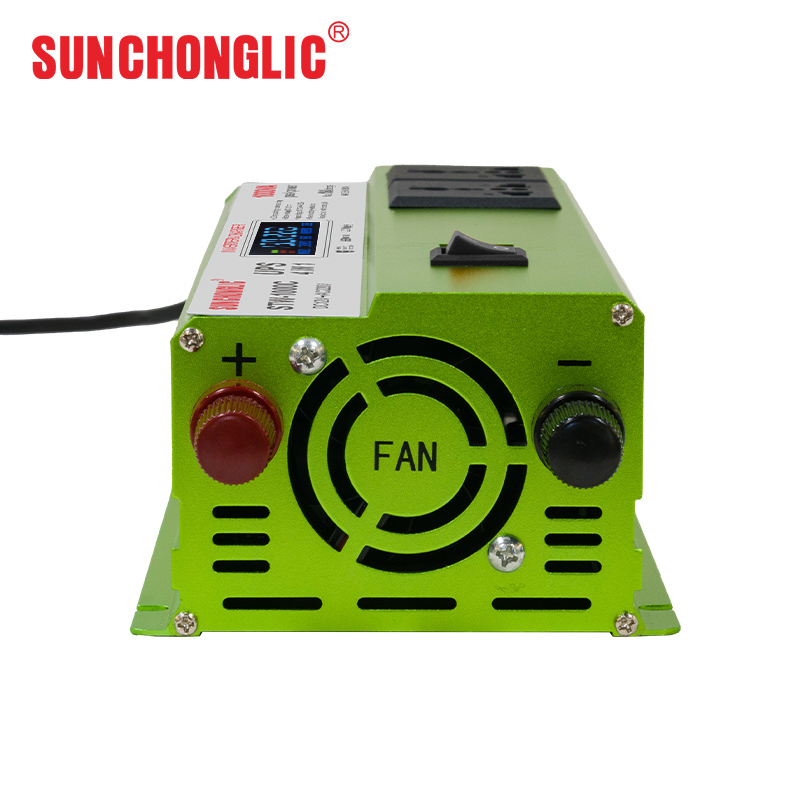 1000w 1000va Home Use Inverter With Charger Dc 12v To Ac 220v
