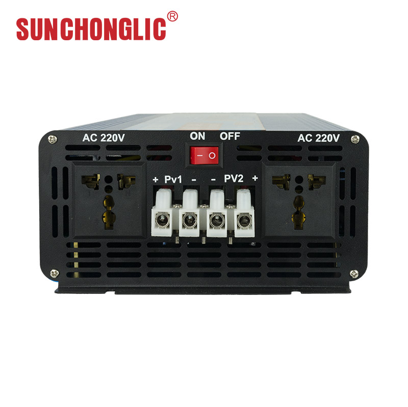 2000 Watt Pure Sine Wave Inverter with 60A MPPT Solar Charger and 220V AC Output for High Power Applications