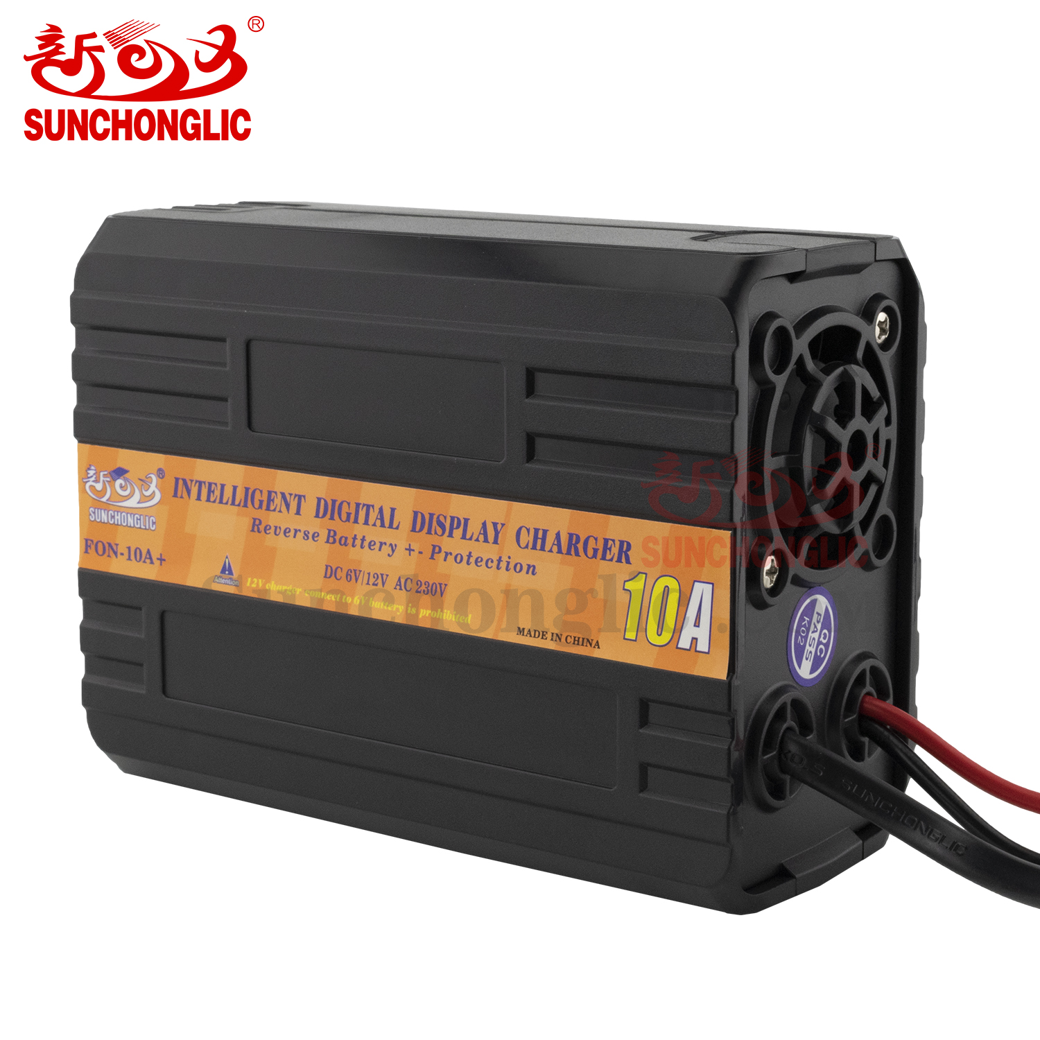 FON Three - Stage PWM Lead - Acid Car Battery Charger with 150 - 250V AC Input