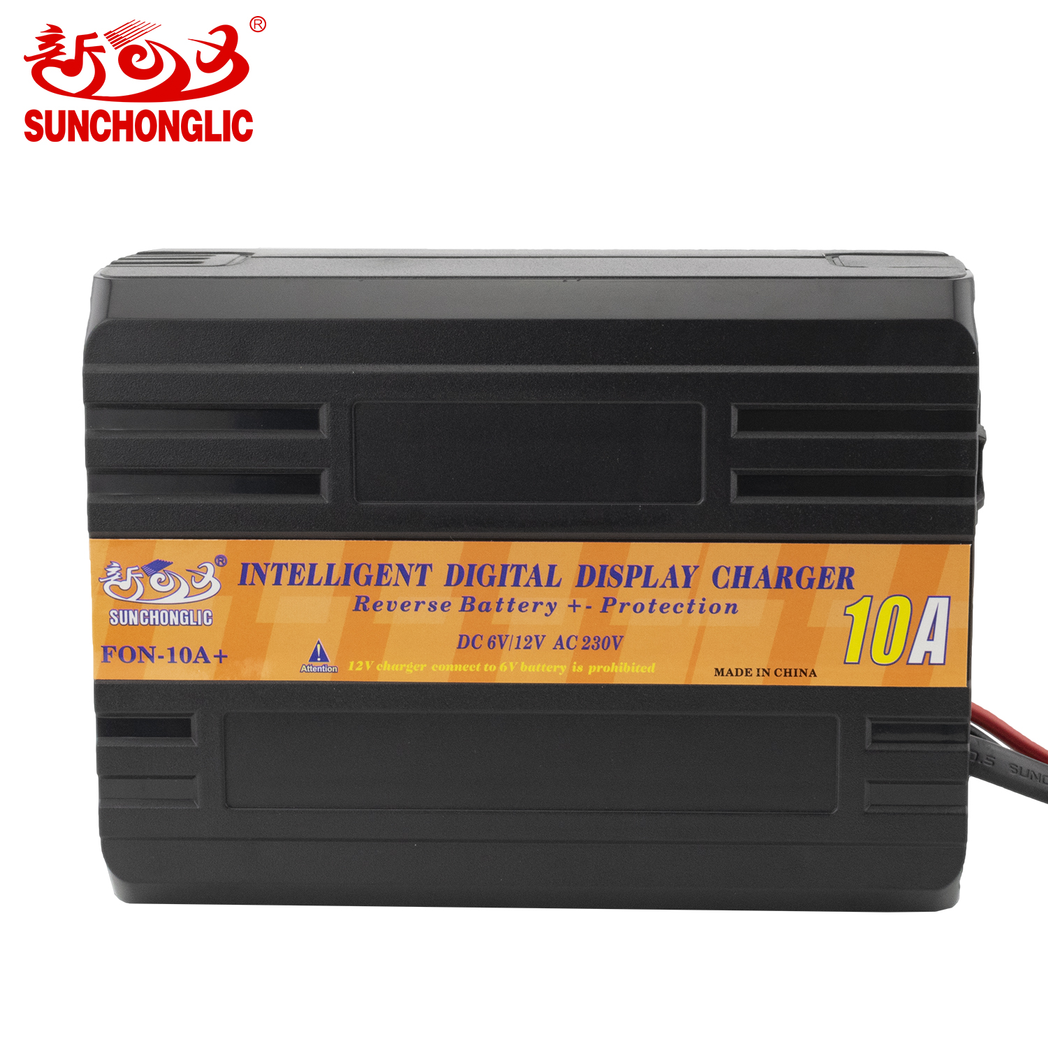 FON Three - Stage PWM Lead - Acid Car Battery Charger with 150 - 250V AC Input