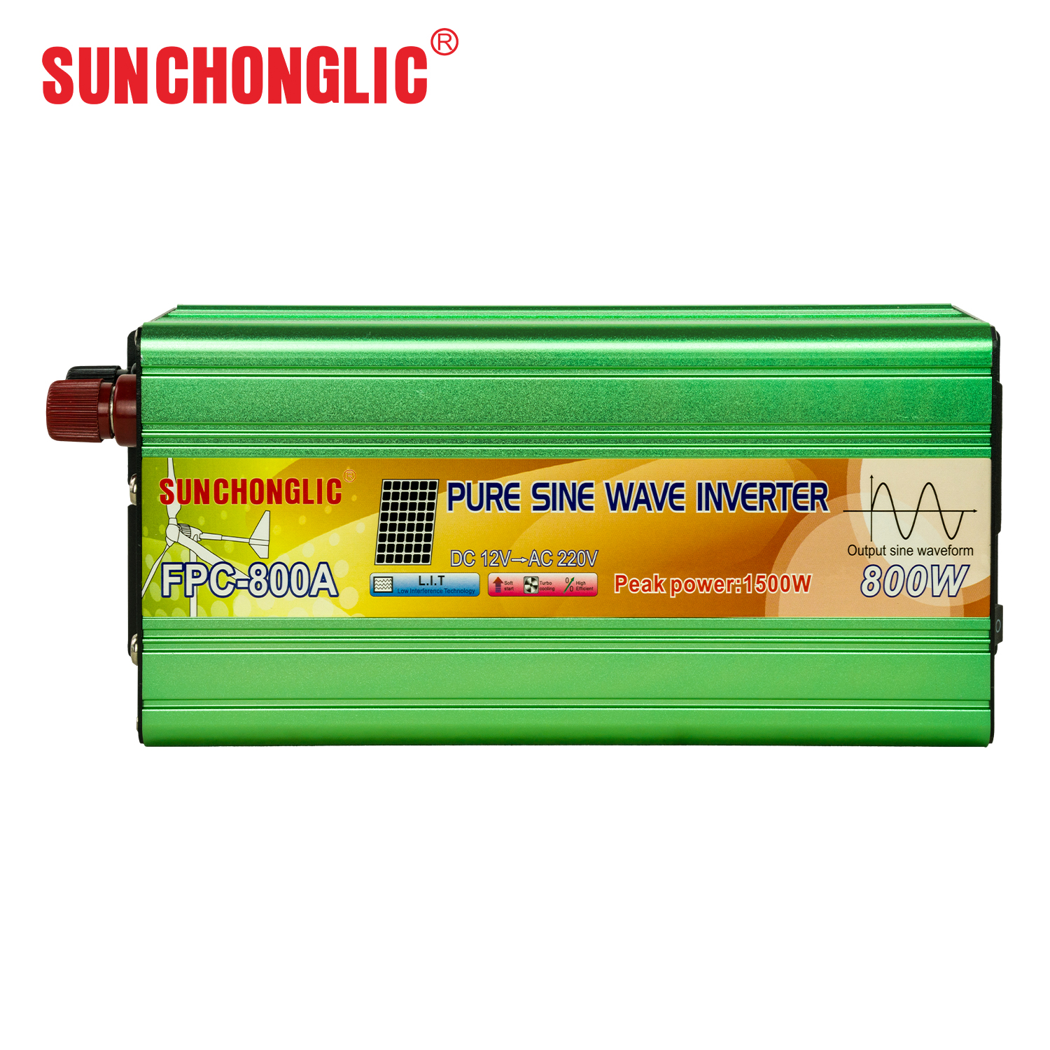 FPC 800W Energy - Efficient Pure Sine Wave Inverter with 50Hz Output for Converting 12V DC to 220V AC