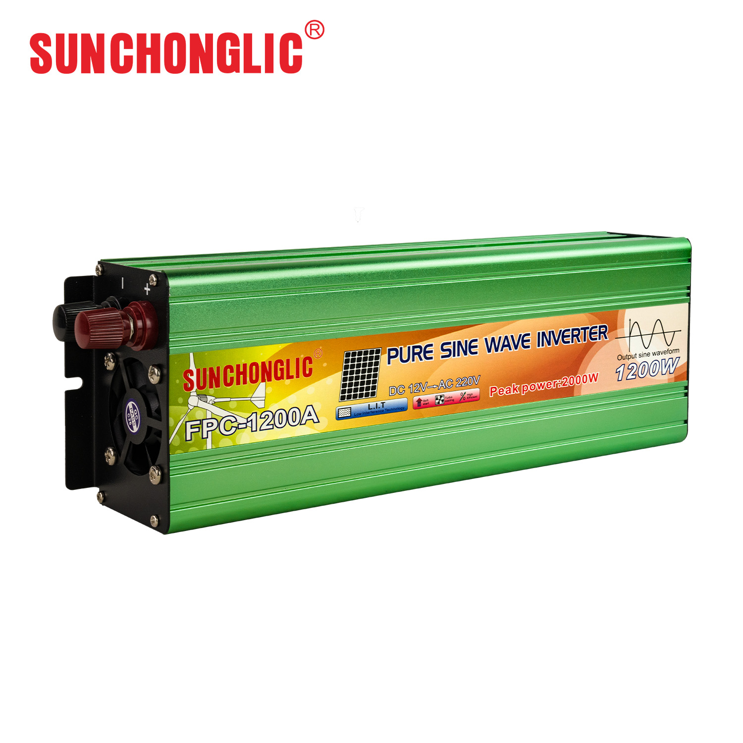 FPC 1200W High - Efficiency Pure Sine Wave Inverter Designed to Convert 12V DC to 220V AC with 50Hz Output