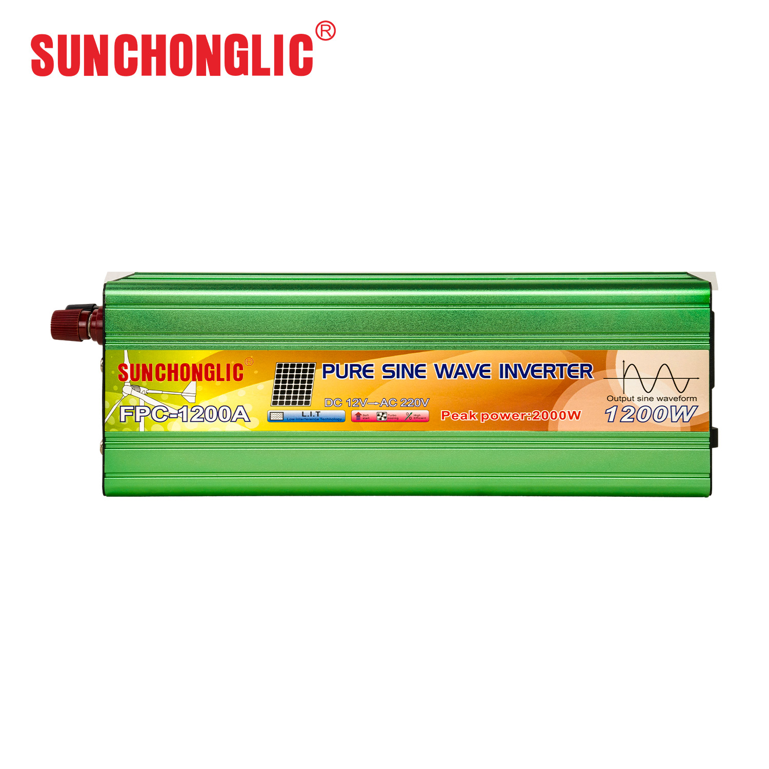 FPC 1200W High - Efficiency Pure Sine Wave Inverter Designed to Convert 12V DC to 220V AC with 50Hz Output