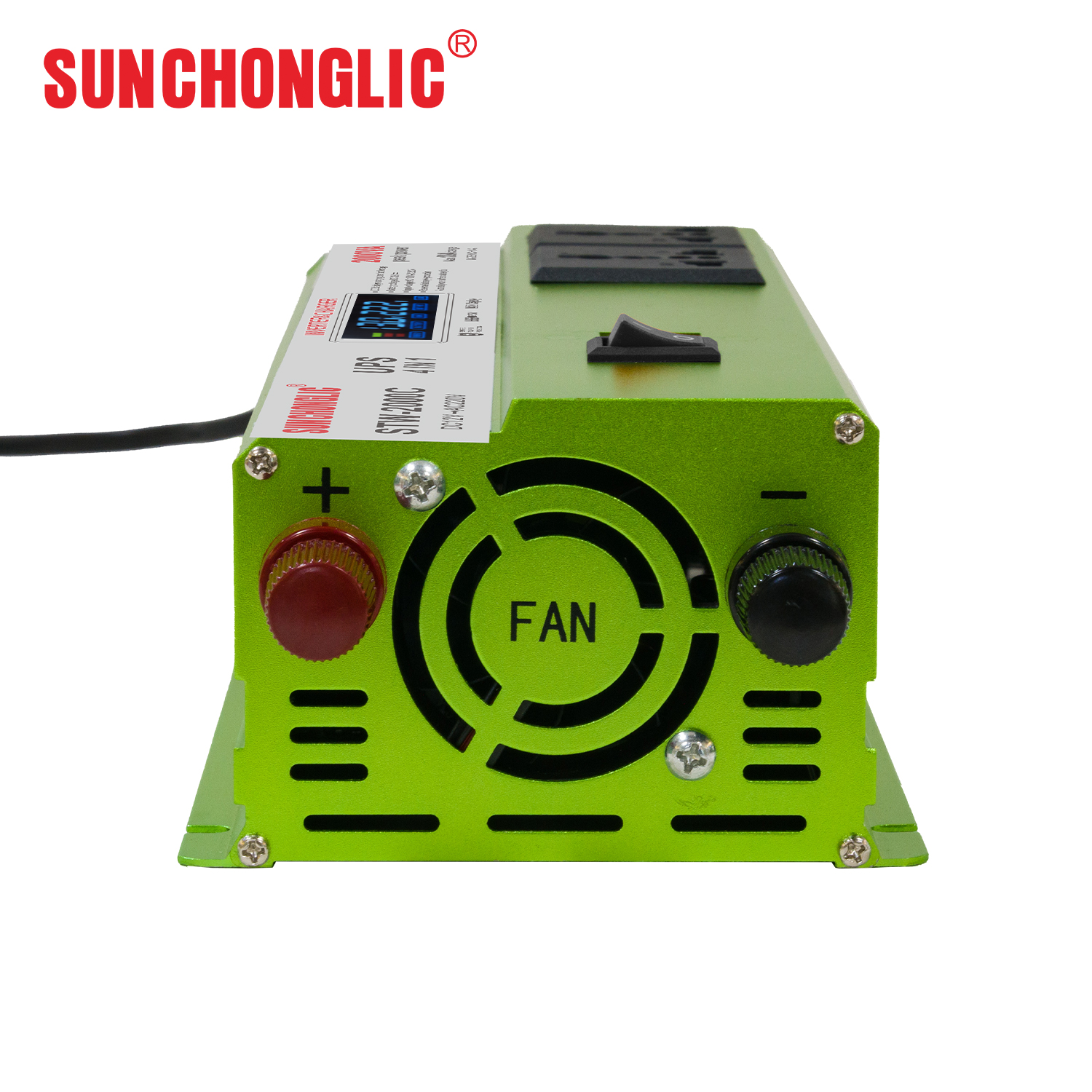 STW-2000C 700W UPS Pure Sine Wave Inverter 12V DC To 220V AC With Built-in Battery Charger And LCD Display