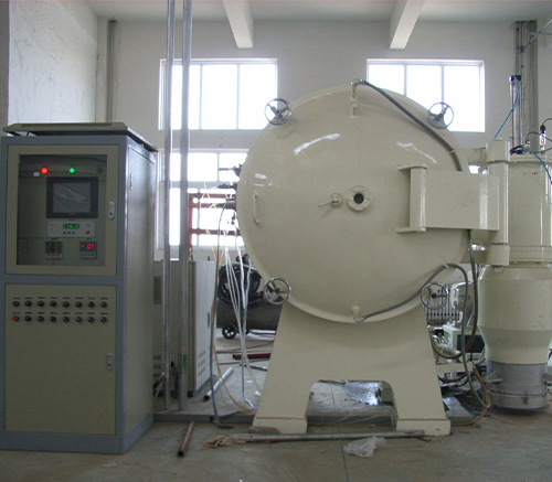 Horizontal vacuum sintering furnace