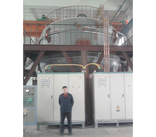 Vacuum resistance heating furnace