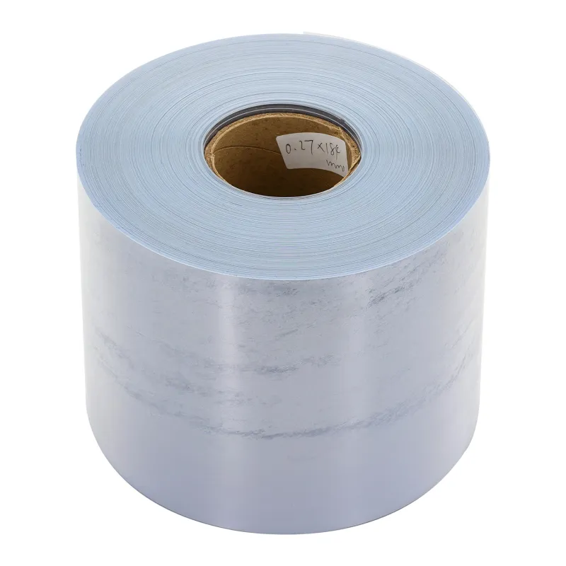 PVC PE PVdC FOLIE VEL ROL glas helder