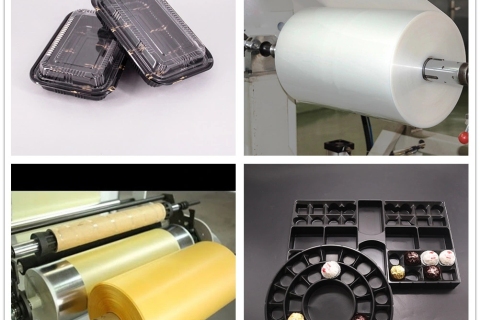 Hojas de plástico de película de PP compuesta de coextrusión multicapa de alta barrera para blister