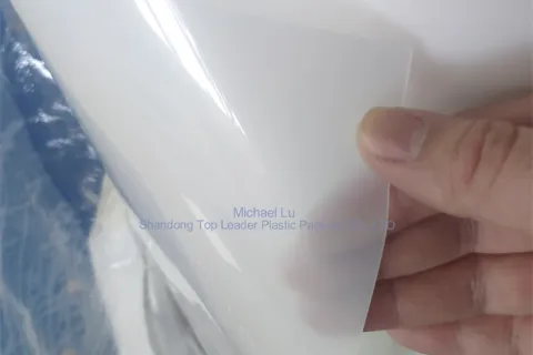 Gulungan polipropilena lut sinar putih susu