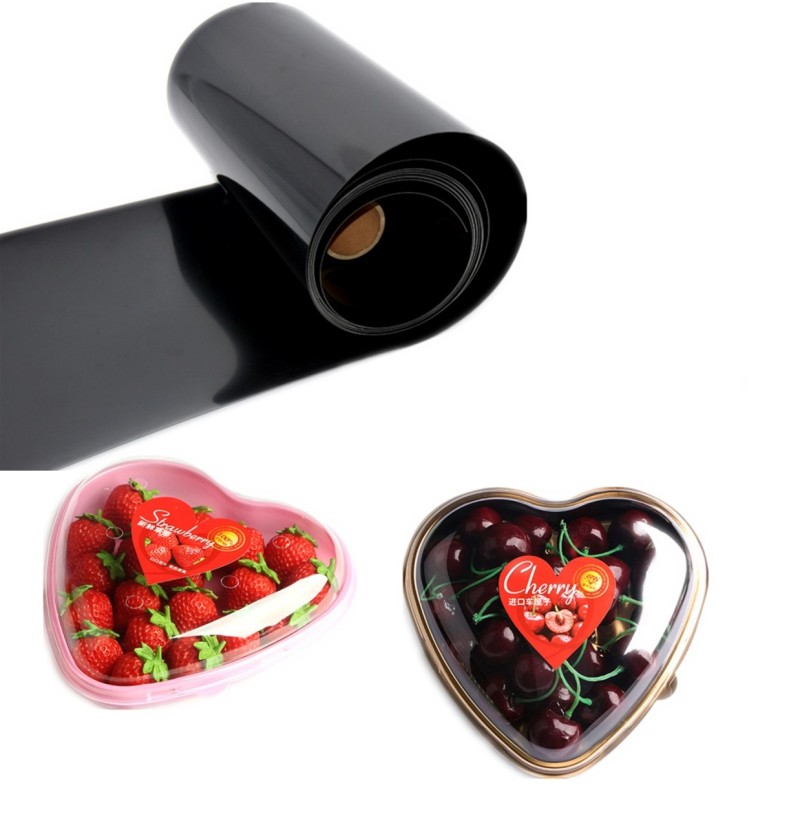 300 mikronov modrega prozornega prozornega trdega pvc