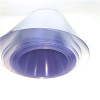 300 mikronov modrega prozornega prozornega trdega pvc