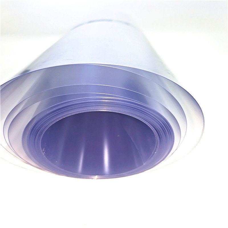 300 mikronov modrega prozornega prozornega trdega pvc
