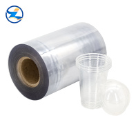 Película de APET transparente con aceite de silicona incorporado