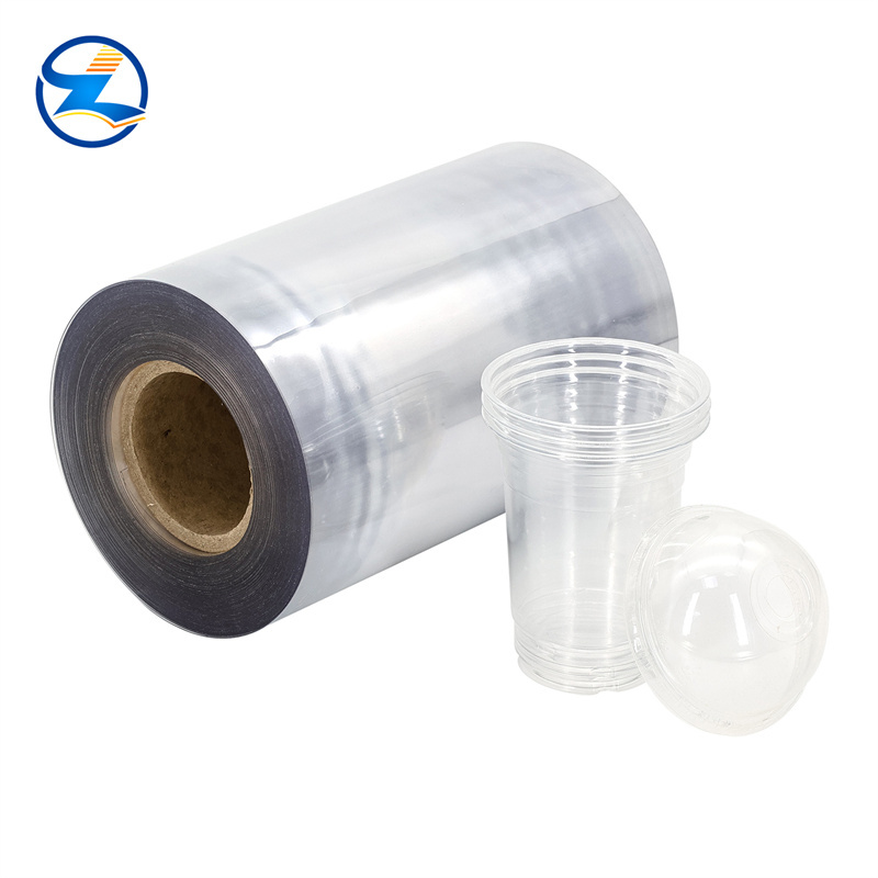 Película de APET transparente con aceite de silicona incorporado