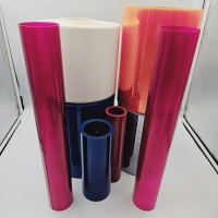 Hojas rígidas de PVC de colores brillantes para cosméticos