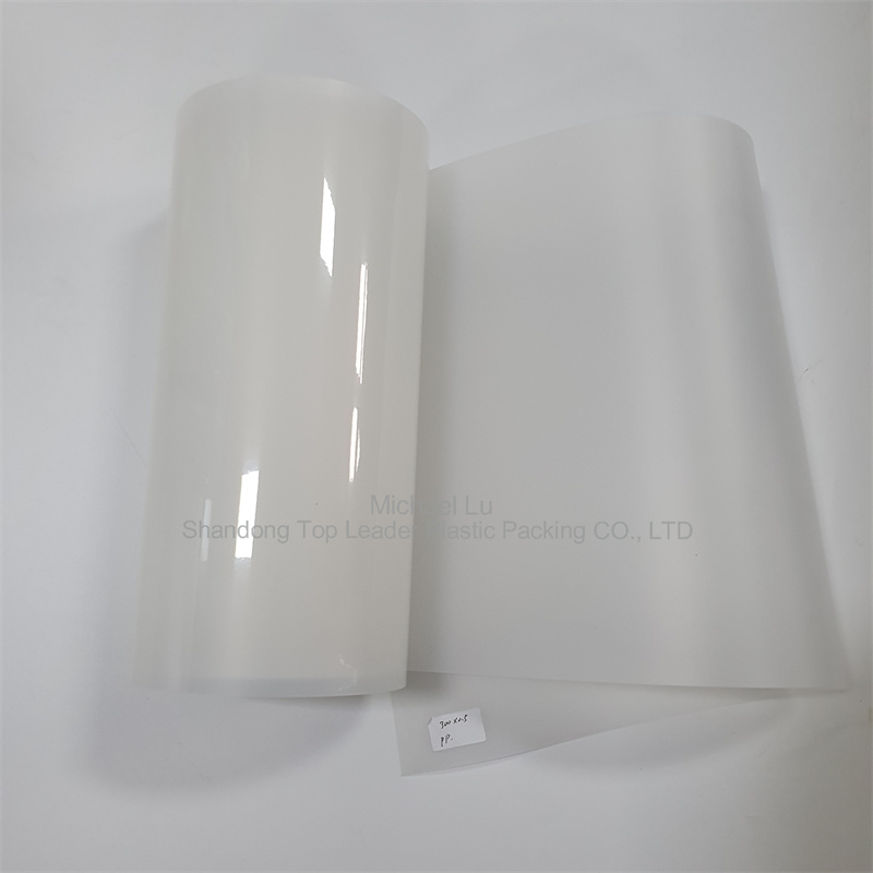 Feuille de polypropylène PP pour applications de thermoformage