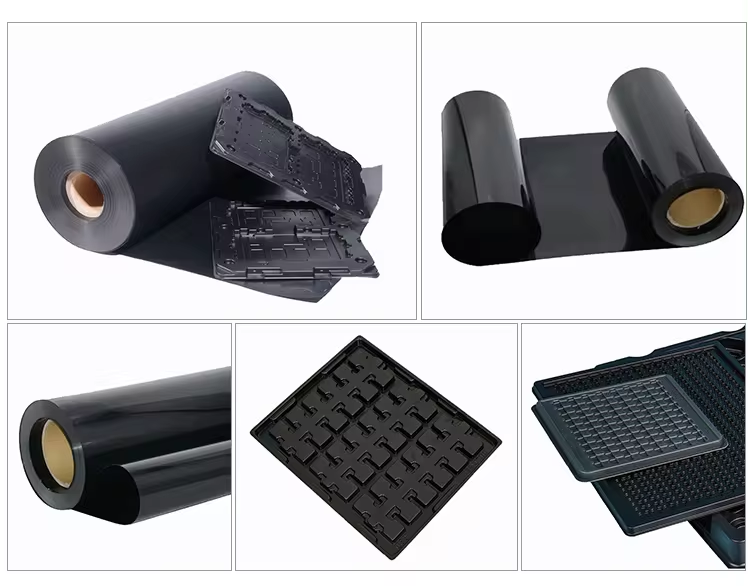 extruder black conductive ps rolls