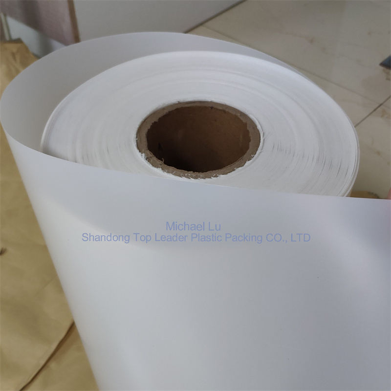 Feuille de thermoformage PLA blanche opaque compostable