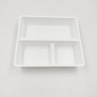 Plateau médical de formage sous vide en plastique HIPS blanc