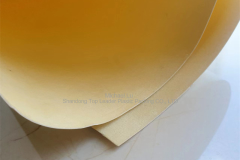 feuille PS floquée couleur personnalisée