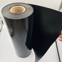 Rollo de lámina de poliestireno conductor negro de alto impacto
