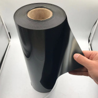 Rollo de lámina de poliestireno conductor negro de alto impacto