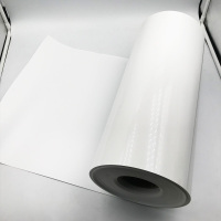 Opake, hochglänzende, opake, weiße Haustierfolie