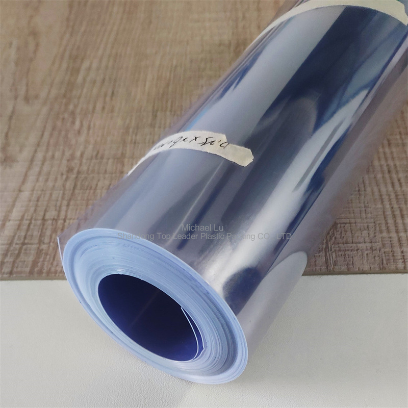 Feuille rigide pharmaceutique en PVC monocouche bleu clair clair