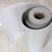 Feuille de ps velours de 0,8 mm de couleur grise, feuille floquée HIPS