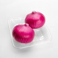 Boîte d'emballage de plateau PET en plastique de supermarché pour fruits de mer