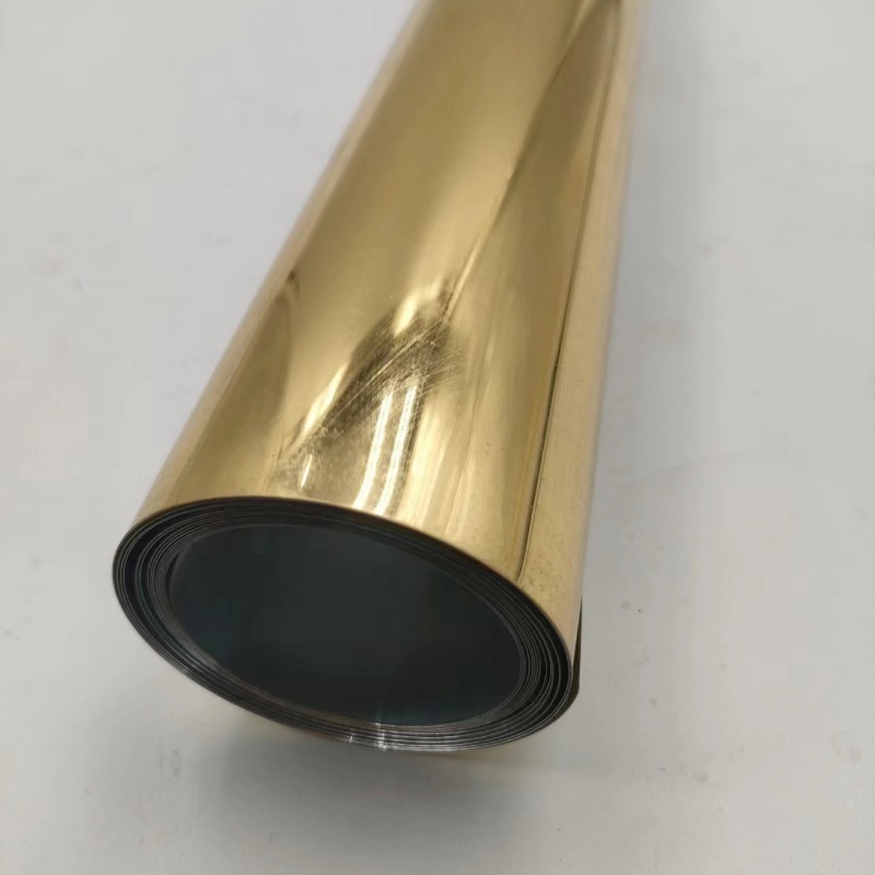 Golden Metallized PET Plastic Film