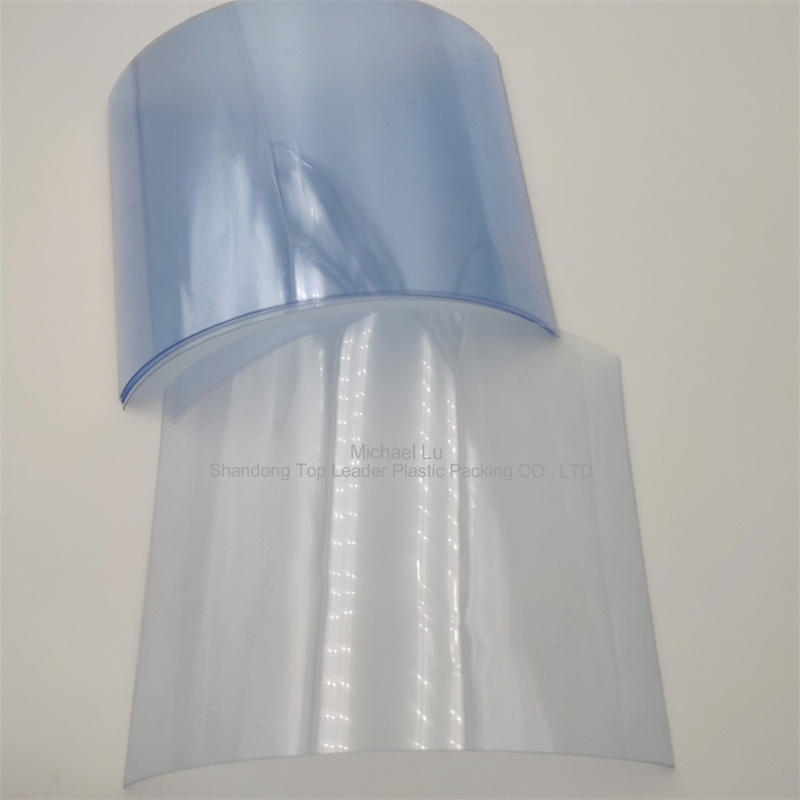 vỉ thuốc PETG màu xanh nhạt trong suốt