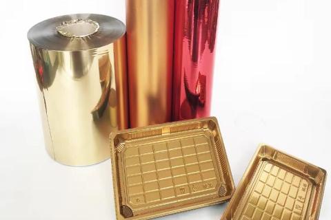 Phim Aluminized Gloden PS cho tấm vỉ