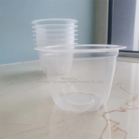 Hochtransparenter PP-Becher aus Neumaterial in Lebensmittelqualität