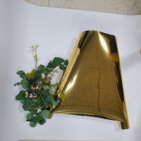 Blíster de PET dorado brillante, película aluminizada de PET