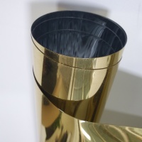 Blíster de PET dorado brillante, película aluminizada de PET