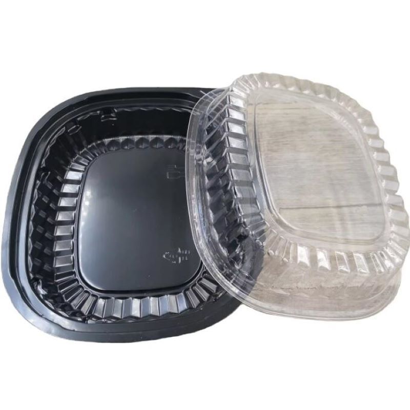 Caja contenedora de bandeja BOPS transparente para comida de sushi