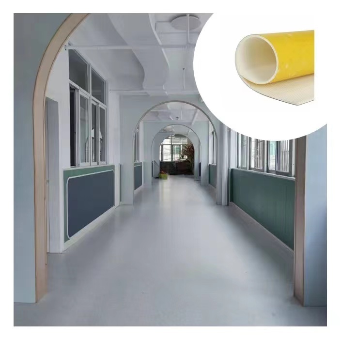 TL-PVC003 Revêtement de sol en PVC pour salle de sport Revêtement de sol en vinyle Revêtement de sol en PVC