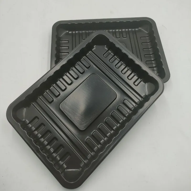 Plastični PP pladnji za pakiranje mesa za enkratno uporabo za supermarket