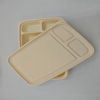 Boîte d'emballage de plats cuisinés jetables en plastique PP