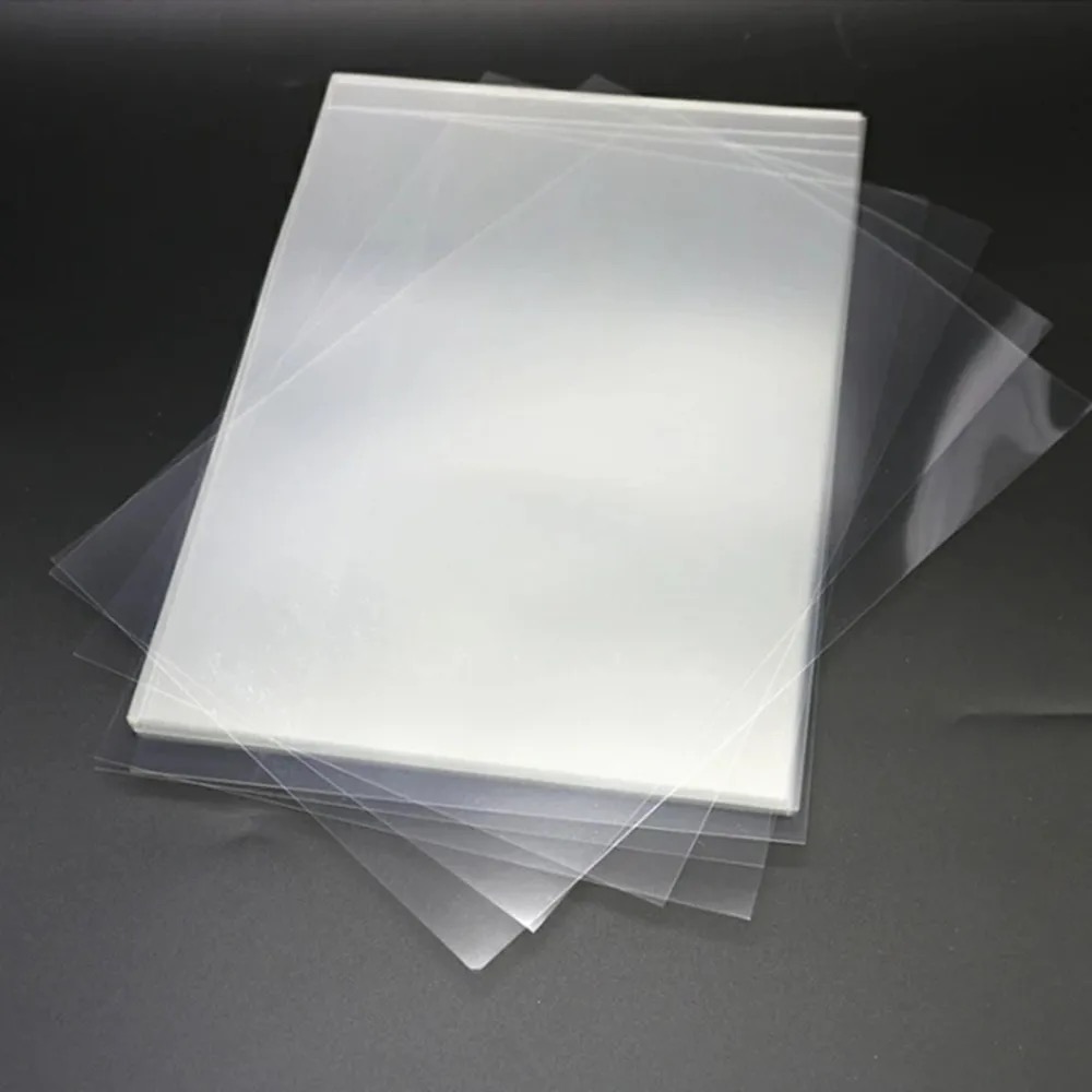 High glossy hips clear rigid sheet films